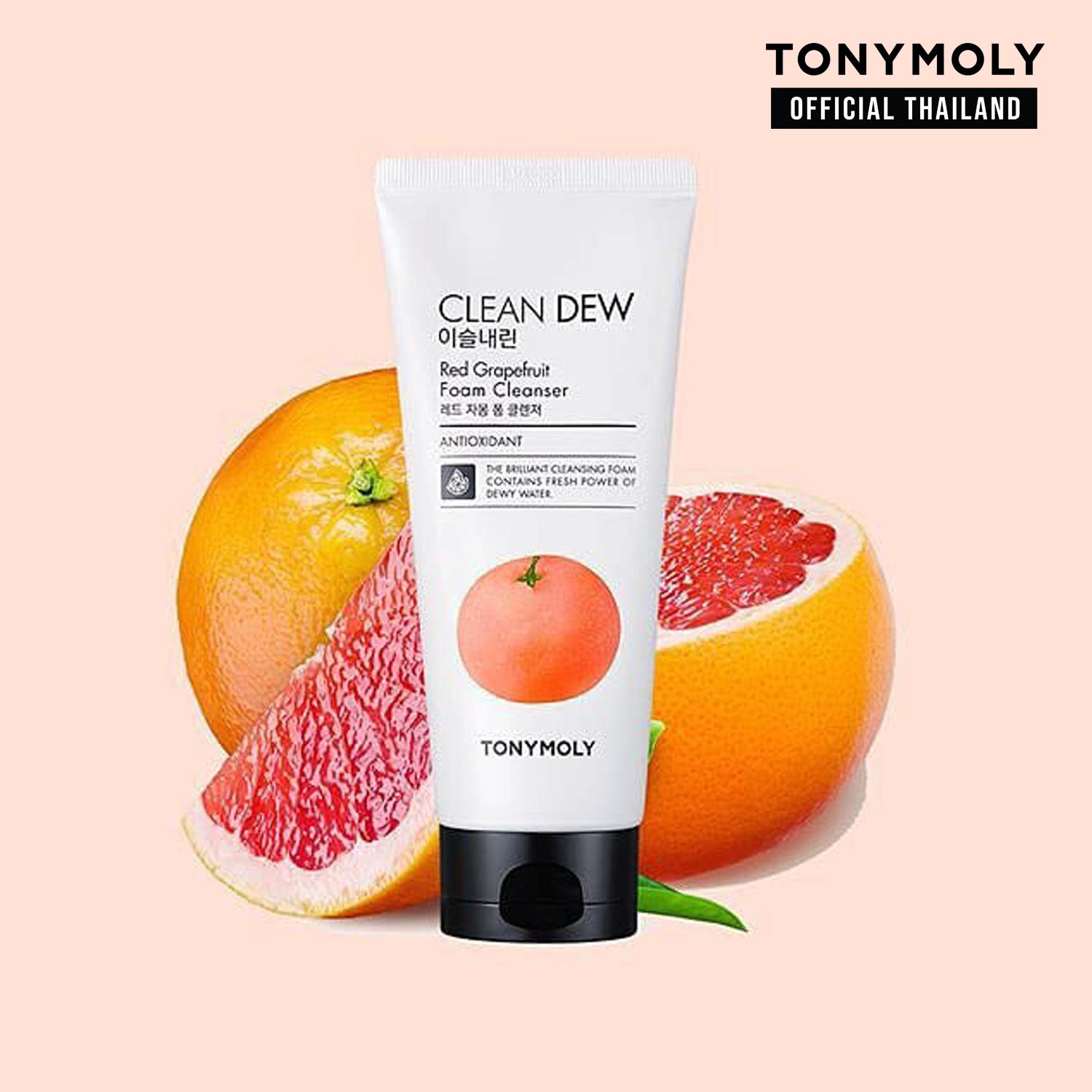 รีวิว TONYMOLY CLEAN DEW RED GRAPEFRUIT FOAM CLEANSER โทนี่โมลี่ คลีน