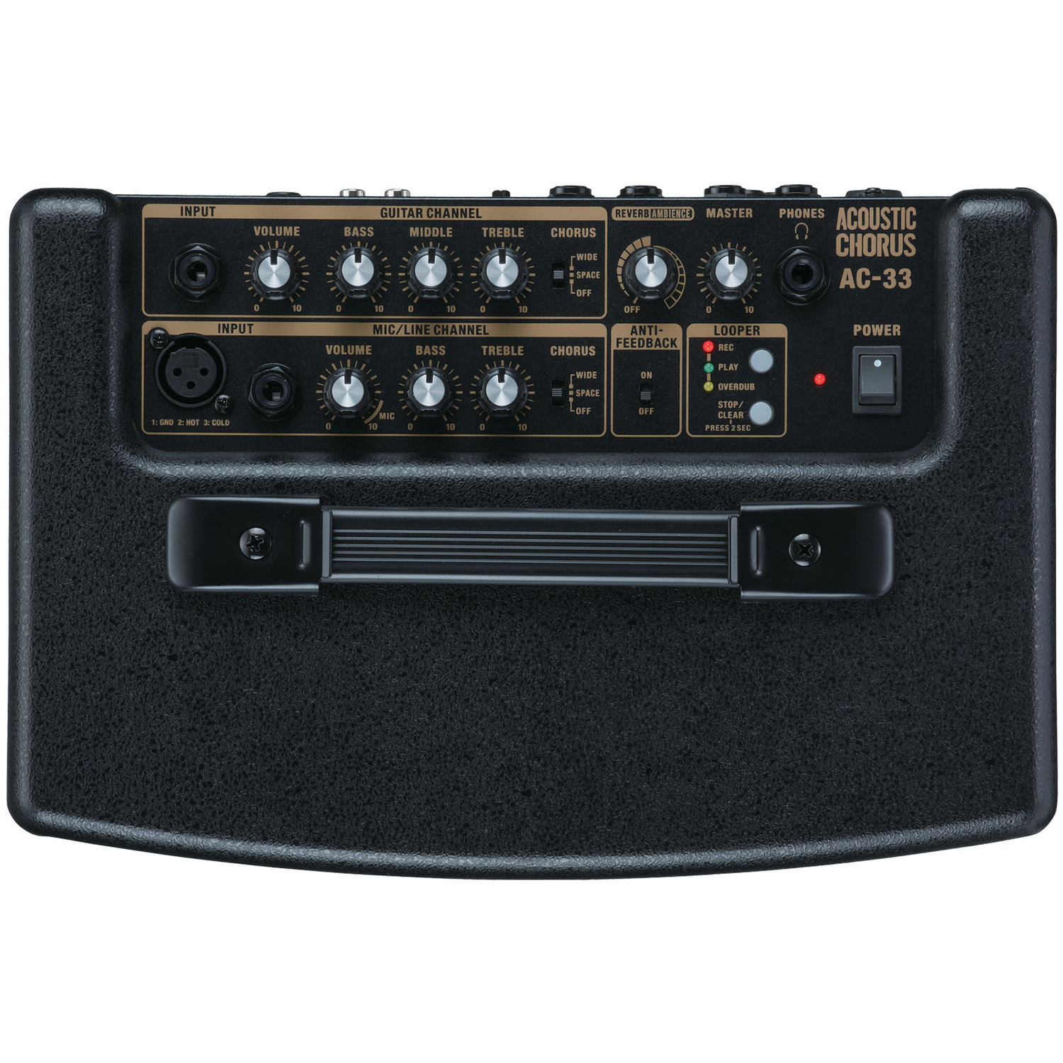 Roland AC33 30watt 2 x 15watt, 2channel Acoustic Guitar Amplifier