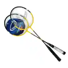 ภาพขนาดย่อของภาพหน้าปกสินค้าGRAND SPORT Twin Badminton Racket 2-pieces Pack with Bag จากร้าน OfficeAce บน Lazada