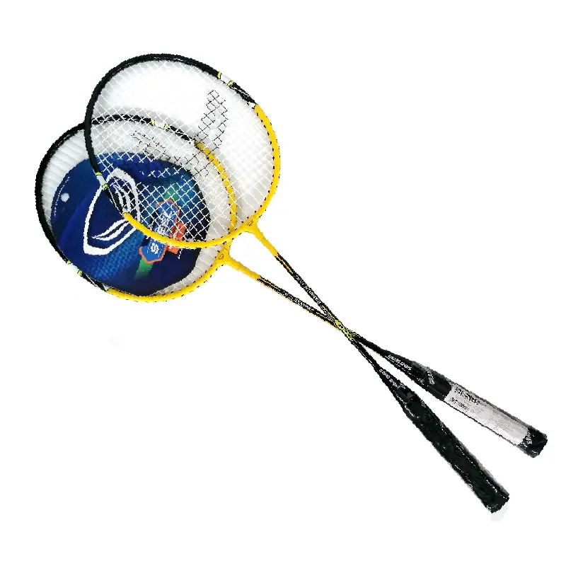 ภาพหน้าปกสินค้าGRAND SPORT Twin Badminton Racket 2-pieces Pack with Bag จากร้าน OfficeAce บน Lazada