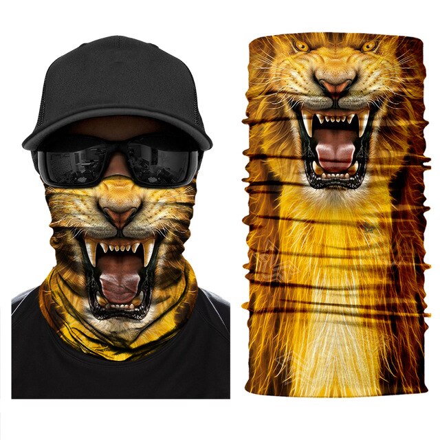 New Arrival Cycling Face Mask Bandana Halloween Neck Gaiter Headband Outdoors Venom Ski Balaclava Animal Tube Scarf Skull Shield