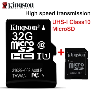 สินค้า (ของแท้) Kingston 32GB Kingston Memory Card Micro SD SDHC 32 GB Class 10 คิงส์ตัน เมมโมรี่การ์ด 32 GB