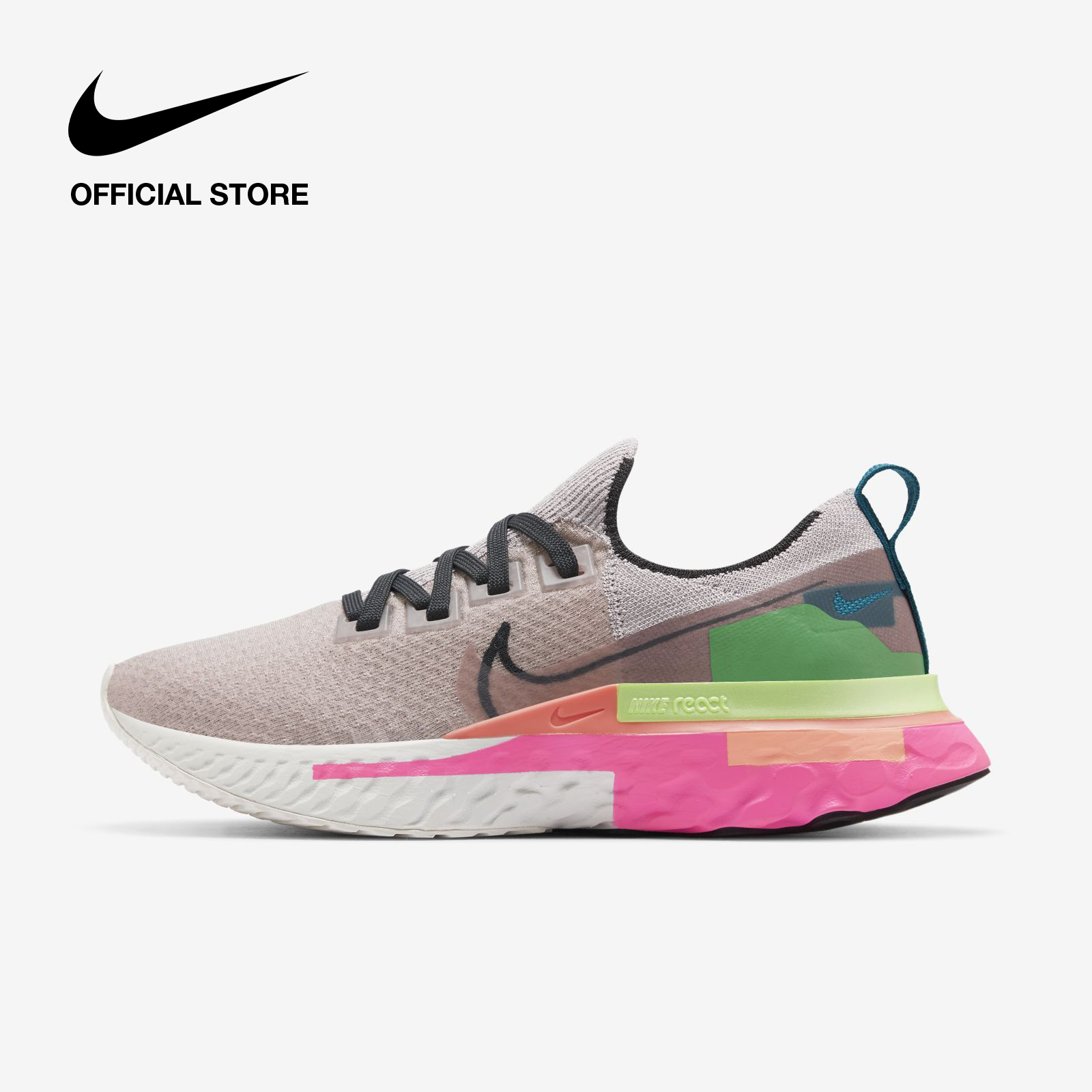 Nike Women's React Infinity Run Flyknit Premium Running Shoes - Violet Ash รองเท้าวิ่งผู้หญิง Nike React Infinity Run Flyknit Premium - สีไวโอเลตแอช