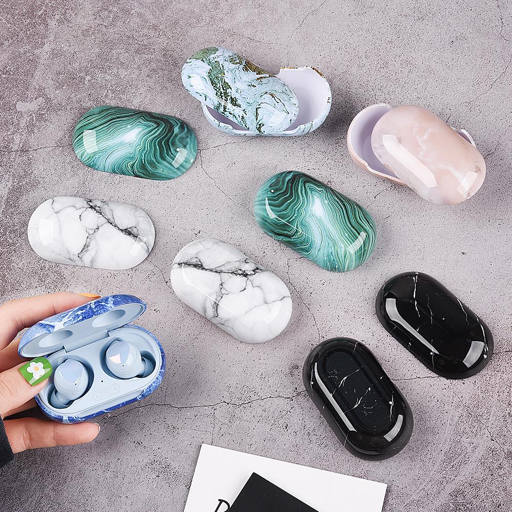 [HOT] Marble Pattern Case for Samsung Galaxy Buds Buds+ Case Hard PC Protective Cover for Samsung galaxy buds plus buds buzz Case Capa