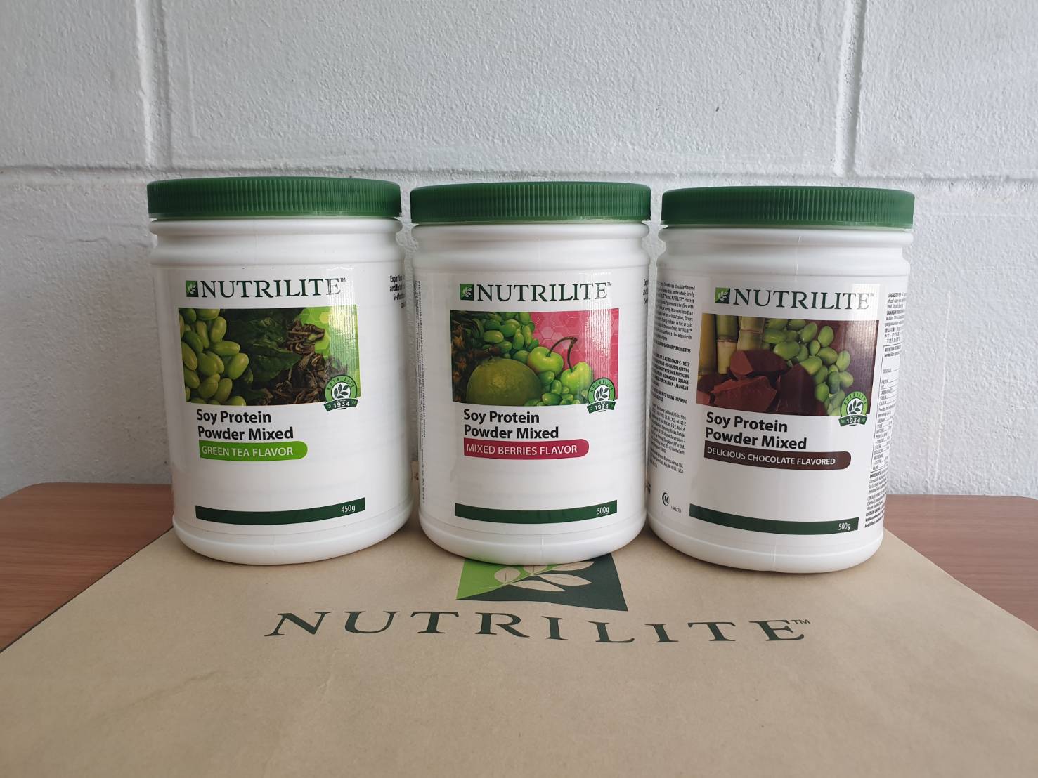 รีวิว Nutrilite Soy Protein Powder Mixed มาเลเซีย (Berries,Green Tea