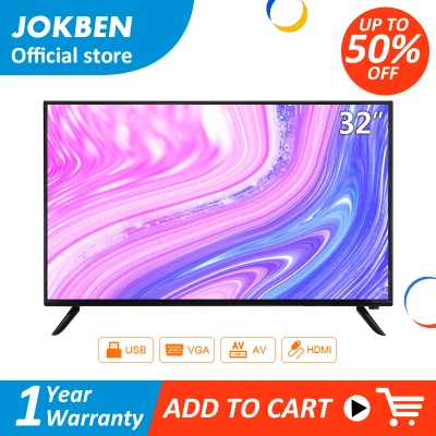 JOKBEN ทีวี 32 นิ้ว Digital Television LED TV HD Ready โทรทัศน์ HDMI+AV+USB+VGA ทีวีดิจิตอล