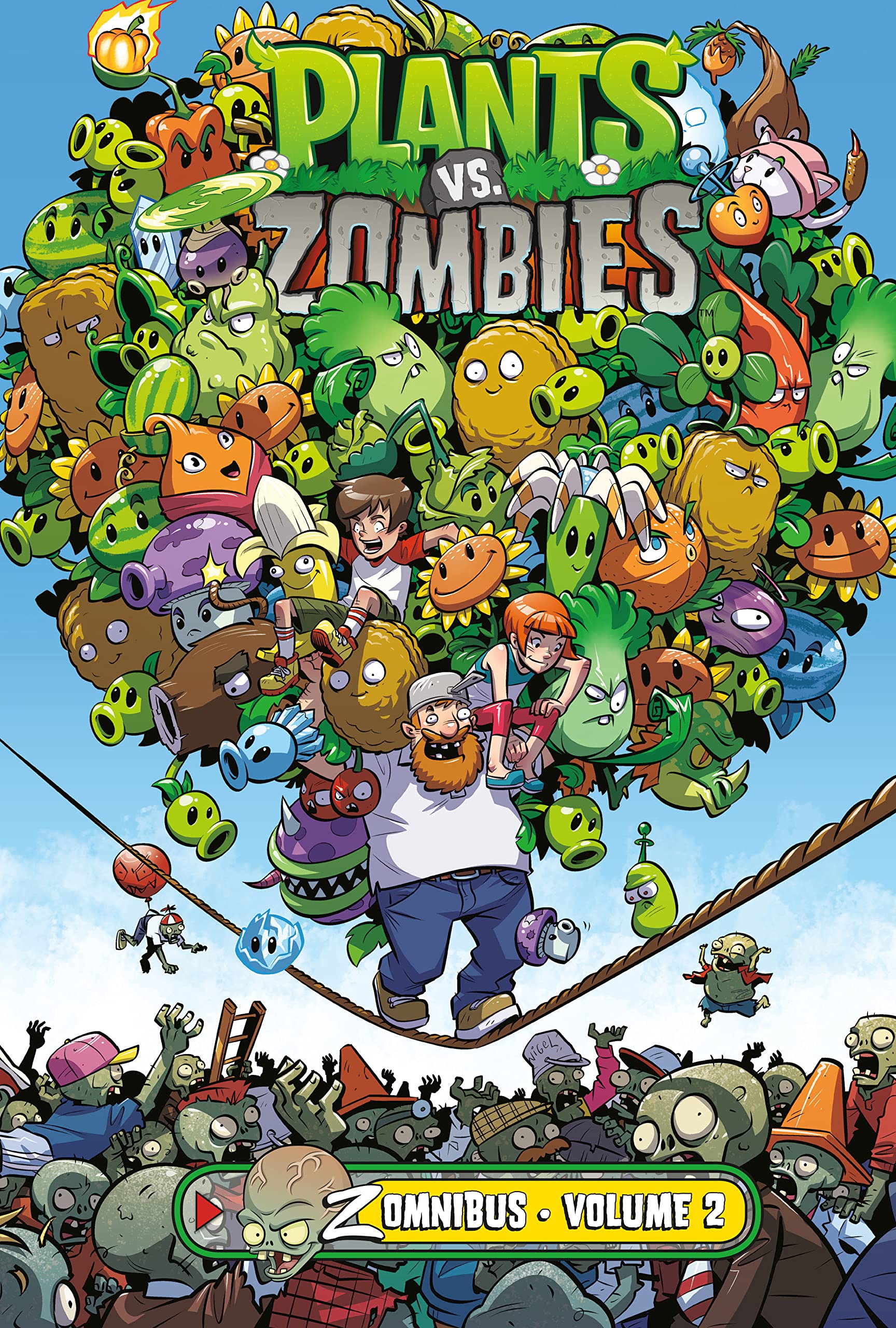 หนังสืออังกฤษใหม่ Plants Vs. Zombies Zomnibus Volume 2 [Hardcover
