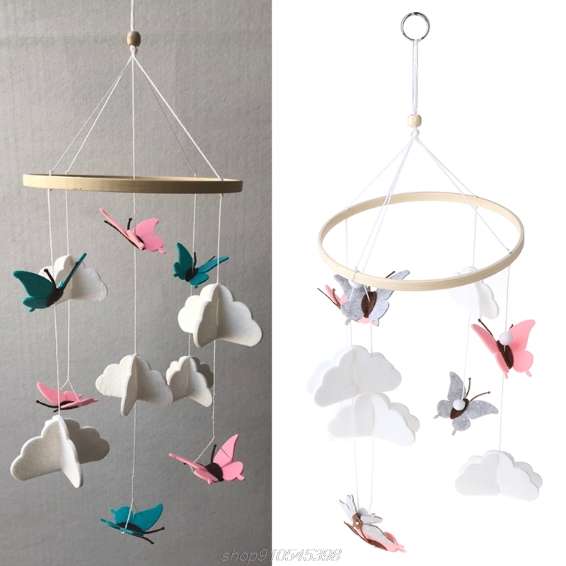 Baby Rattle Mobile Crib Toy Bed Hanging Newborn Wind Chimes Bell Kids ...