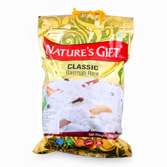 Nature's Gift Classic Basmati Rice 5kg ++ เนเธอร์กีฟ ข้าวบัสมาติ รุ่นคลาสสิค ขนาด 5kg