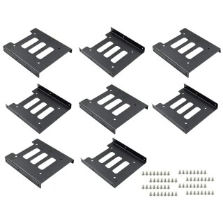 2.5inch to 3.5inch ssd hdd hard disk drive bays holder metal mounting bracket adapter with screws for pc ssd 1