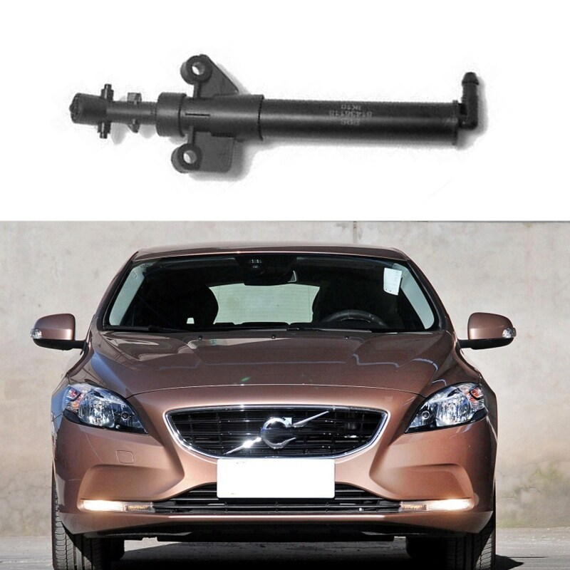 Car Headlight Cleaning Water Spray Cover Headlight Washer for VOLVO V40 2013-2015