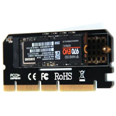 [พร้อมส่ง] การ์ดแปลง PCIE X4 X8 X16 TO SSD M.2 NVME สินค้าพร้อมส่งจากไทย