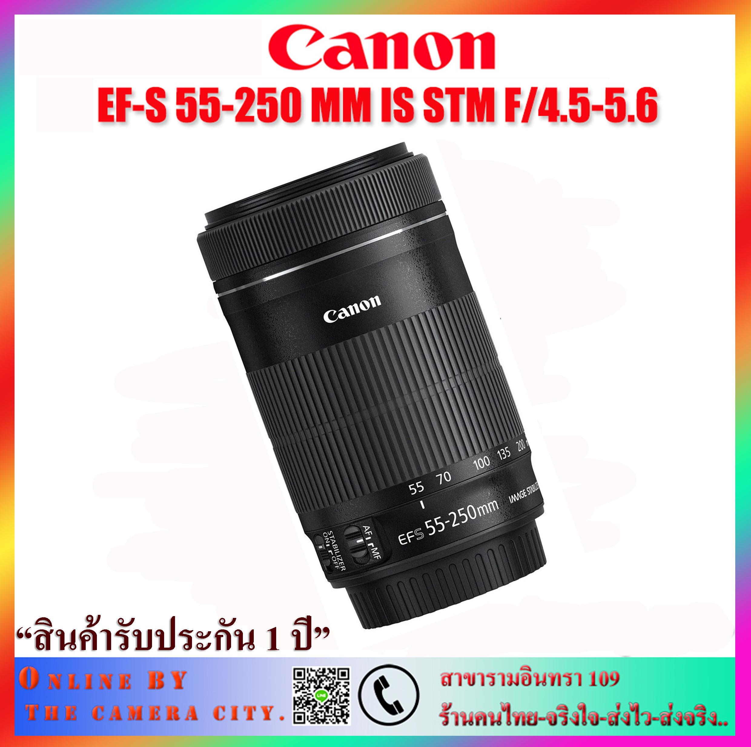 Canon EF-S 55-250 MM IS STM F4.5-5.6 (ของใหม่) | Lazada.co.th