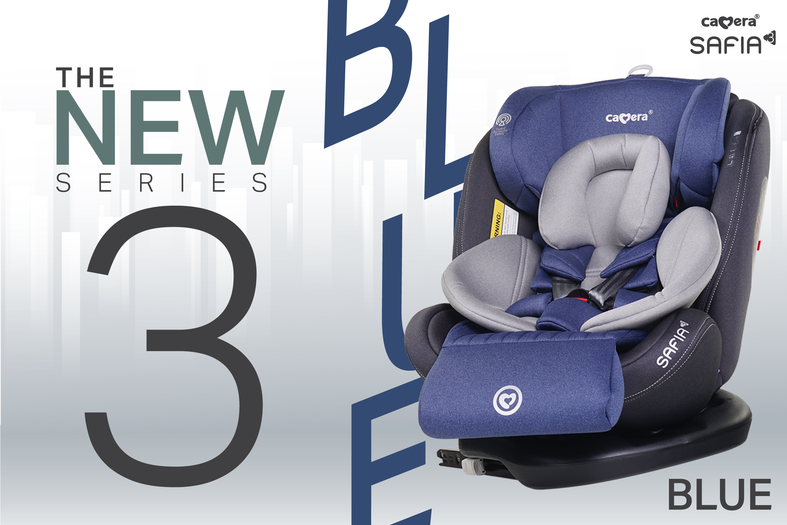 CAMERA SAFIA 3 คาร์ซีท SAFIA3 แรกเกิด 12 ปี หมุนได้ 360 องศา