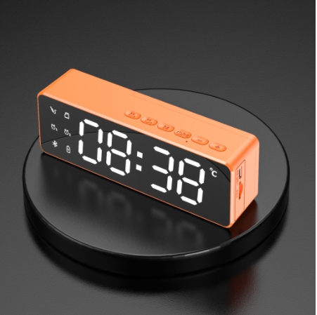 **NEW** นาฬิกาปลุก นาฬิกาลําโพงบลูทูธ วิทยุ Fm นาฬิกาตั้งโต๊ะ หน้าจอ LED Alarm clock นาฬิกาตั้งโต๊ะราคาถูก