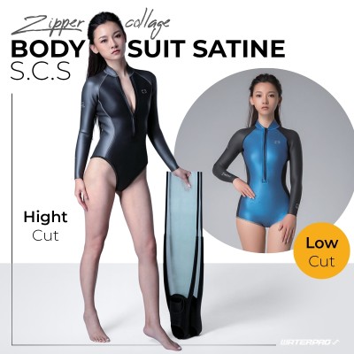 Bodysuit Zipper Satine/Bestdive/กรุณาสอบถามก่อนการสั่งซื้อสินค้า