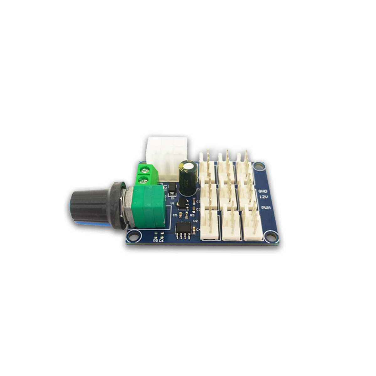 Computer Case Fan Speed Controller 12V MultiChannel PWM Speed