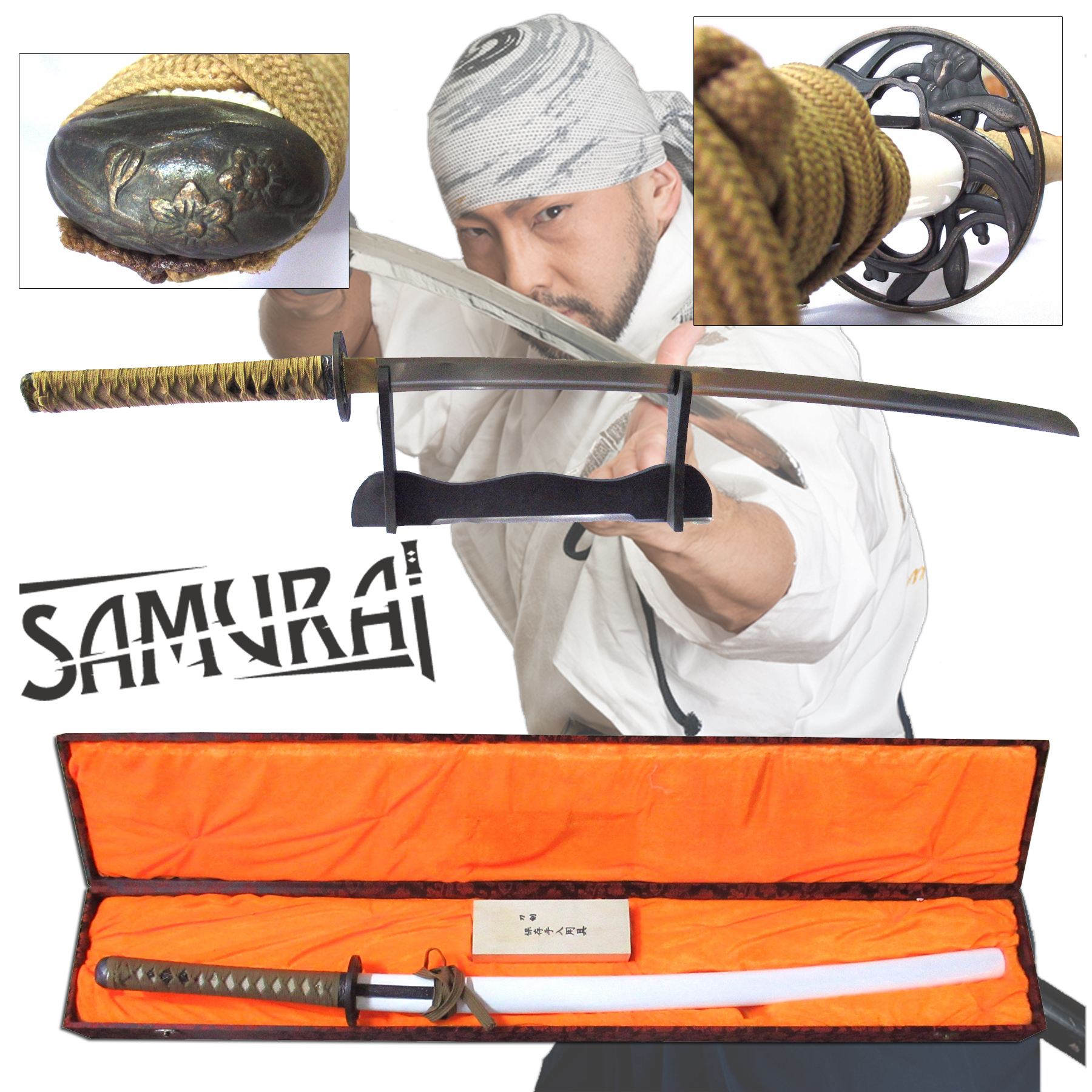 JAPAN คาตานะ ญี่ปุ่น Wakizash Tanto Sweord Samurai Ninja Yakuza Warrior ...