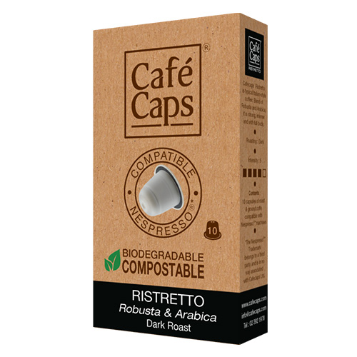 Nespresso compatible capsules Ristretto X10 แคปซูล (Arabica/Robusta)
