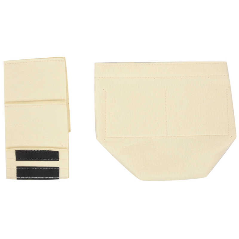 Women Fashion Felt Cloth Inner Bag Fits In Insert Handbag Multi-Pockets ...