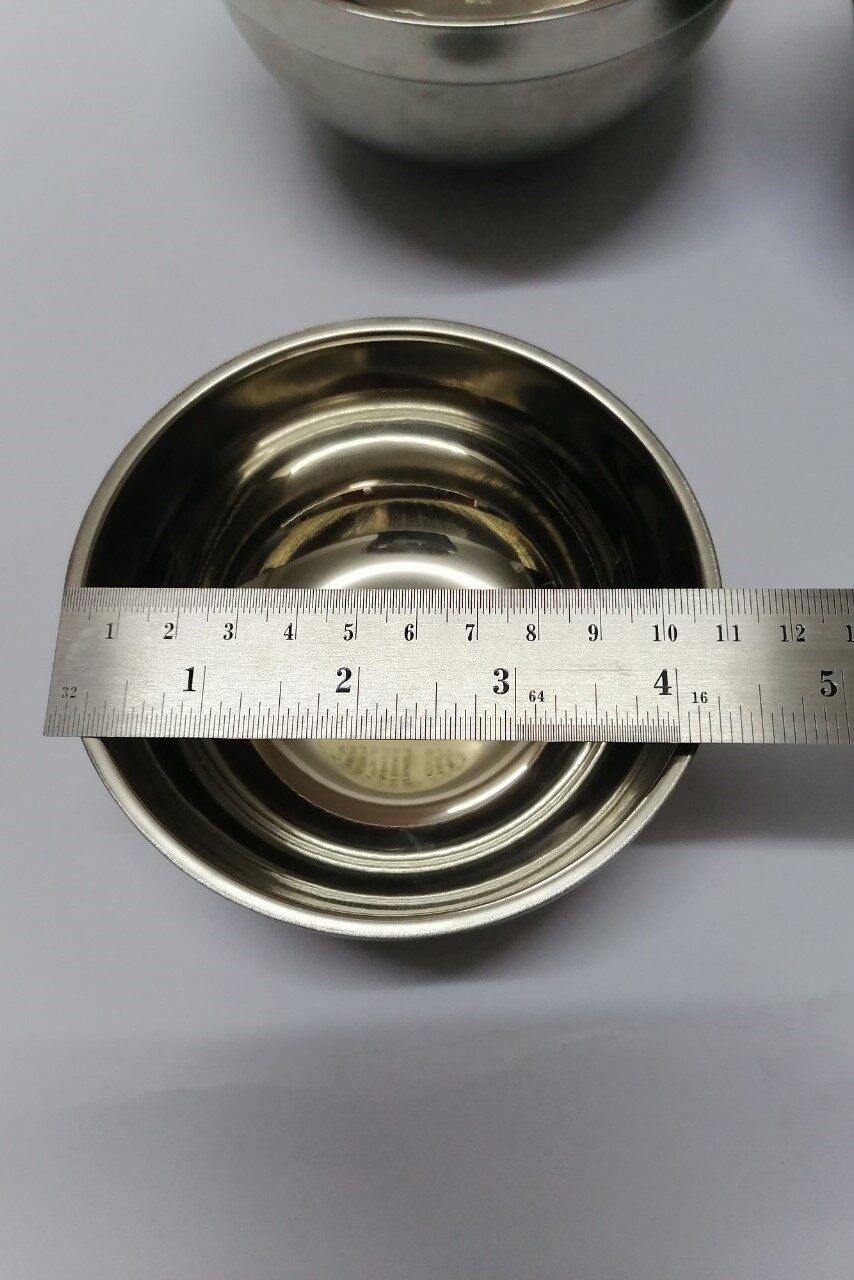 <ลด50%>ถ้วยข้าวเกาหลี ถ้วยซุป ถ้วยข้าวต้ม ถ้วยนึ่ง  ถ้วยลึก กันความร้อน สแตนเลสอย่างหนา 11.5/12/13/14/15/16/18/20/22/24/26CM. สี ขนาดสินค้า 18 cm สี ขนาดสินค้า 18 cm