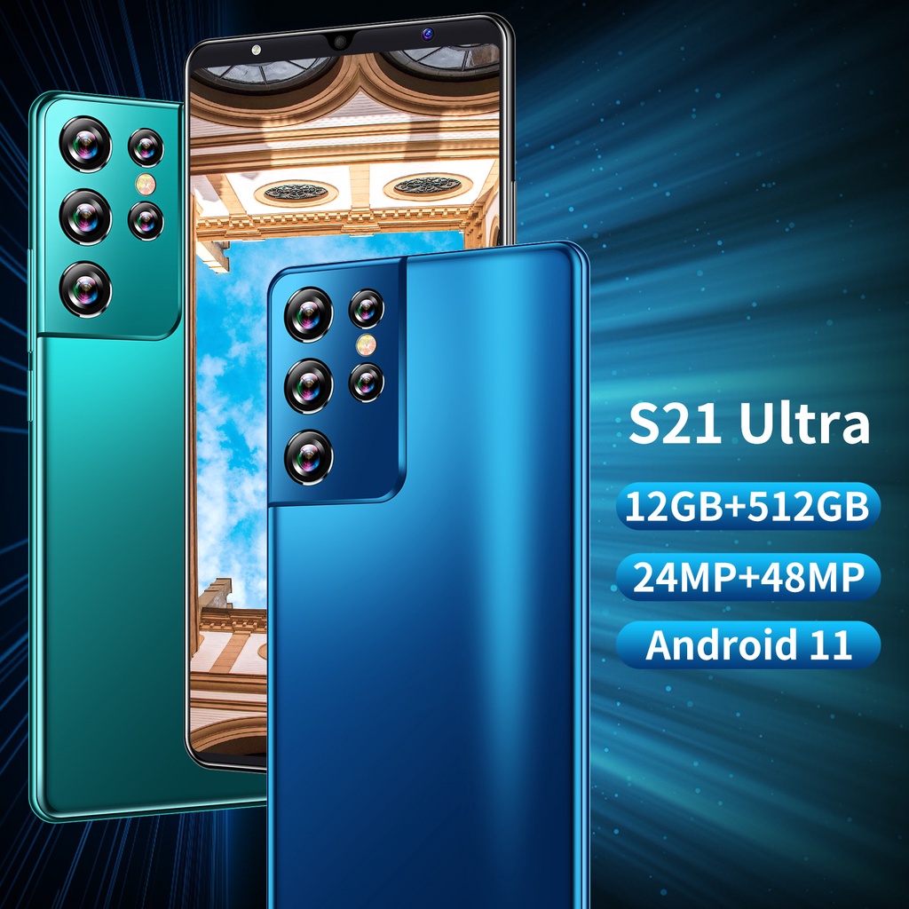 S21 Ultra Mtk6889 10 Core 6 1 Inch Hd 1440 3200 5g 12gb 512gb 24mp 48mp Battery 5000mah Android 11 Lazada Singapore