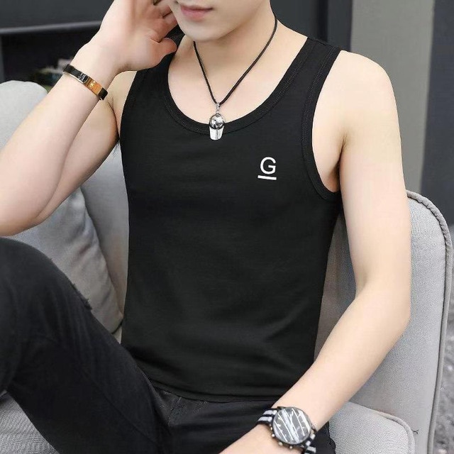 Men's Sleeveless Slim Fit Vest Gyms Casual Tank Tops Bodybuilding Fitness Summer High Quality undershirt Muscle Singlet Clothes