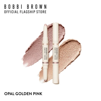 BOBBI BROWN DUAL-ENDED LONG-WEAR CREAM SHADOW STICK-OPAL & GOLDEN PINK
