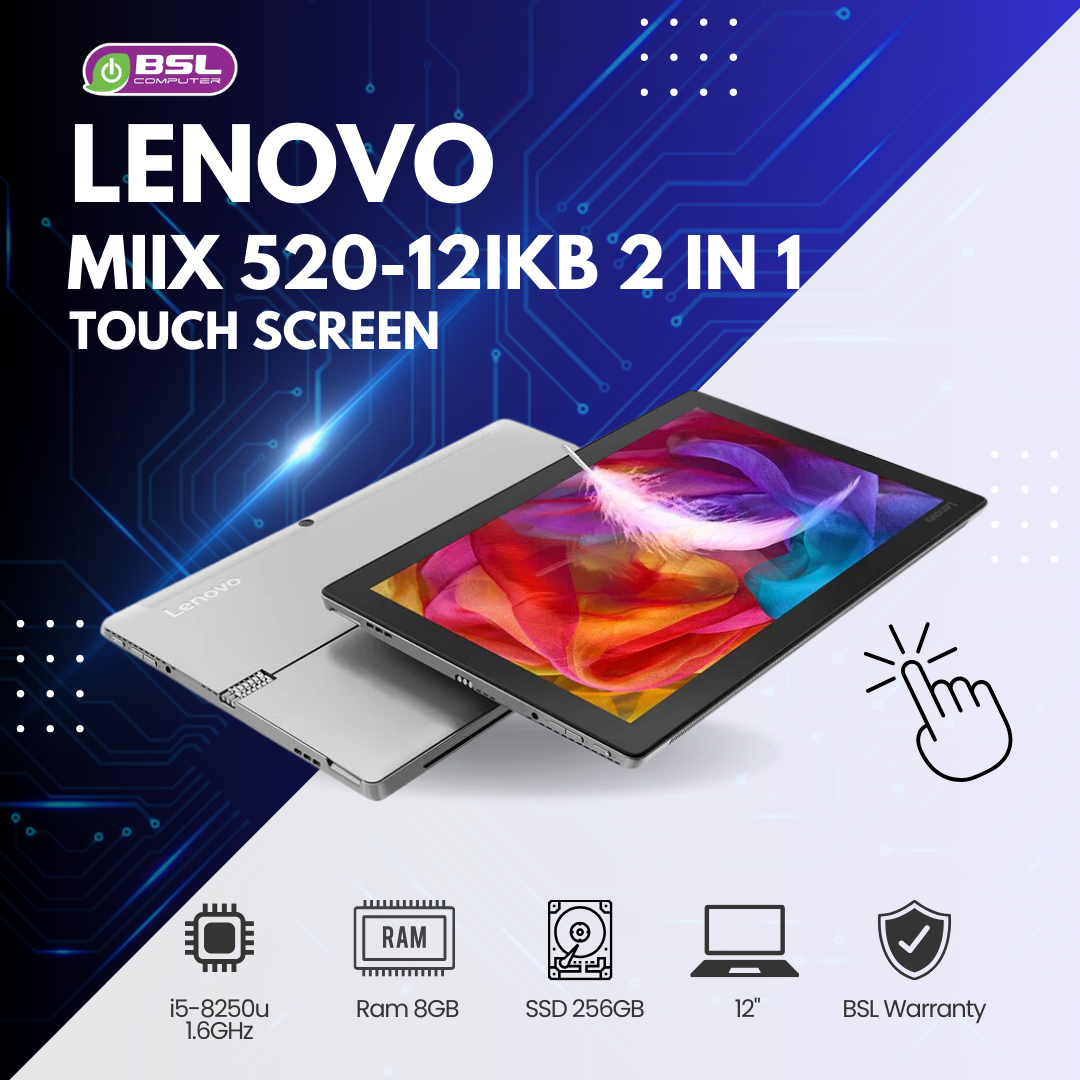 週末特価！ Windows11 12.2型 IPSタッチスクリーン ☆ Lenovo Miix 520