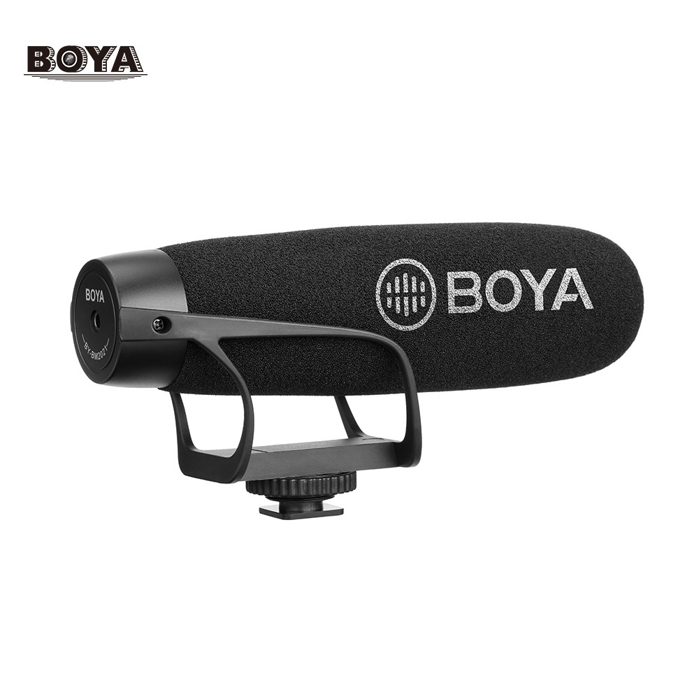 Bv Boya By - Bm2021 ไมโครโฟนน้ําหนักเบาสําหรับสมาร์ทโฟน Dslr กล้องบันทึกเสียง