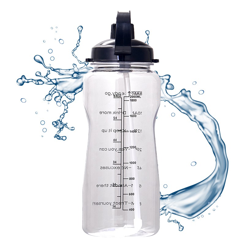 ลดราคาพิเศษ ⚡พร้อมส่ง⚡ ขวดน้ํา 2ลิตร ความจุสูง ขวดน้ํากีฬา ปลอดสาร BPA สไตล์สปอร์ต ไม่มีกลิ่น สุขภาพแข็งแรง ราคาถูก โปรโมชั่นพิเศษ ขว