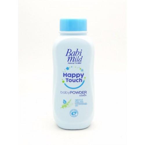 พิเศษที่สุด✅ สีฟ้า Happy Touch Babi Mild แป้งเด็ก เบบี้มายด์ เนเชอรัลมายด์ ขนาด 180กรัม/กระป๋อง ยกแพ็ค 3กระป๋อง Naturalmild (สินค้ามีคุณภาพ) Supermarket