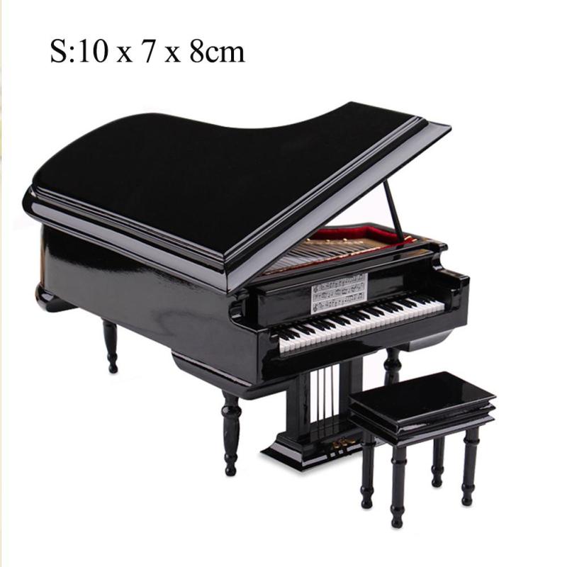 Miniature Piano Model Mini Piano Musical Instrument Ornaments Display Malaysia