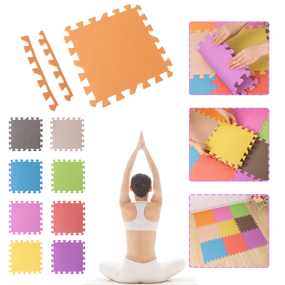 OURIXZ SHOP 1/3PCS Kids Gym Exercise Fitness Interlocking Yoga Mats EVA