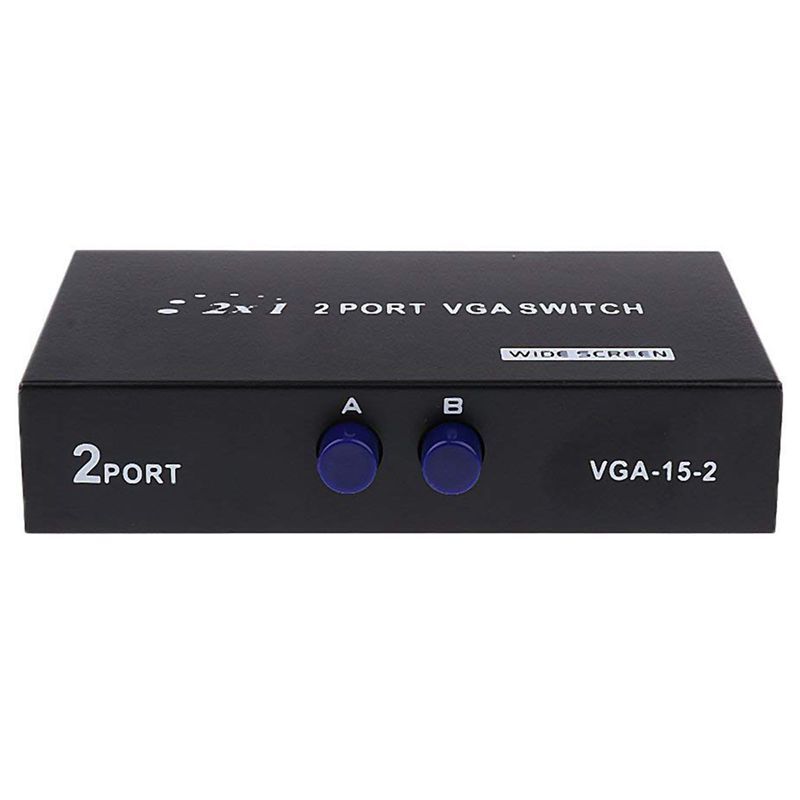 Bảng giá 2 Port VGA Monitor Switch monitor switch vga switch vga splitter Phong Vũ