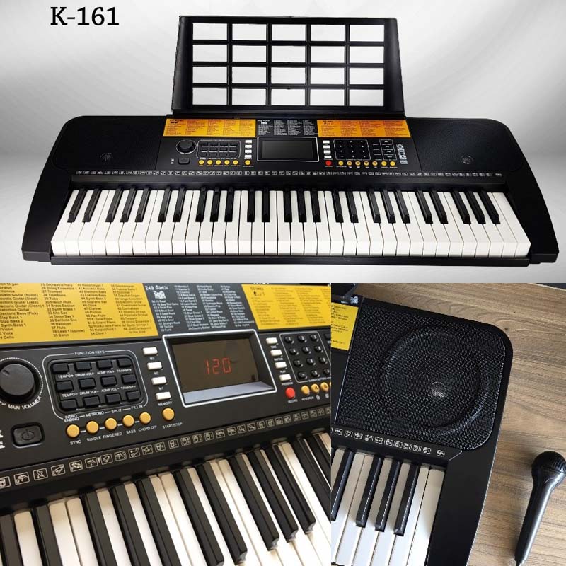 ส่งฟรี เก็บเงินปลายทางได้ คีย์บอร์ด 61 คีย์ Pastel k161  KEYS PIANO MUSIC MP3 MULTIMEDIA 249 โทนเสียง 249 จังหวะ แถมฟรี หูฟัง และขาตั้งคีย์บอร์ด