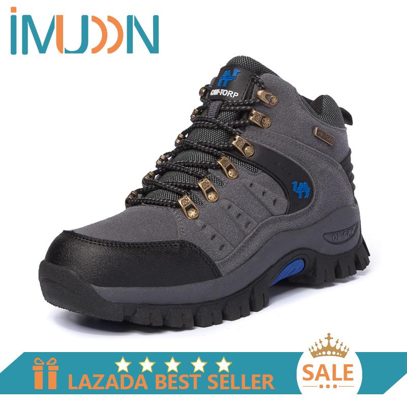 IMUDON Outdoor Hiking Shoes Men And Women Trekking Shoes Waterproof nonslip Boots Free Shipping