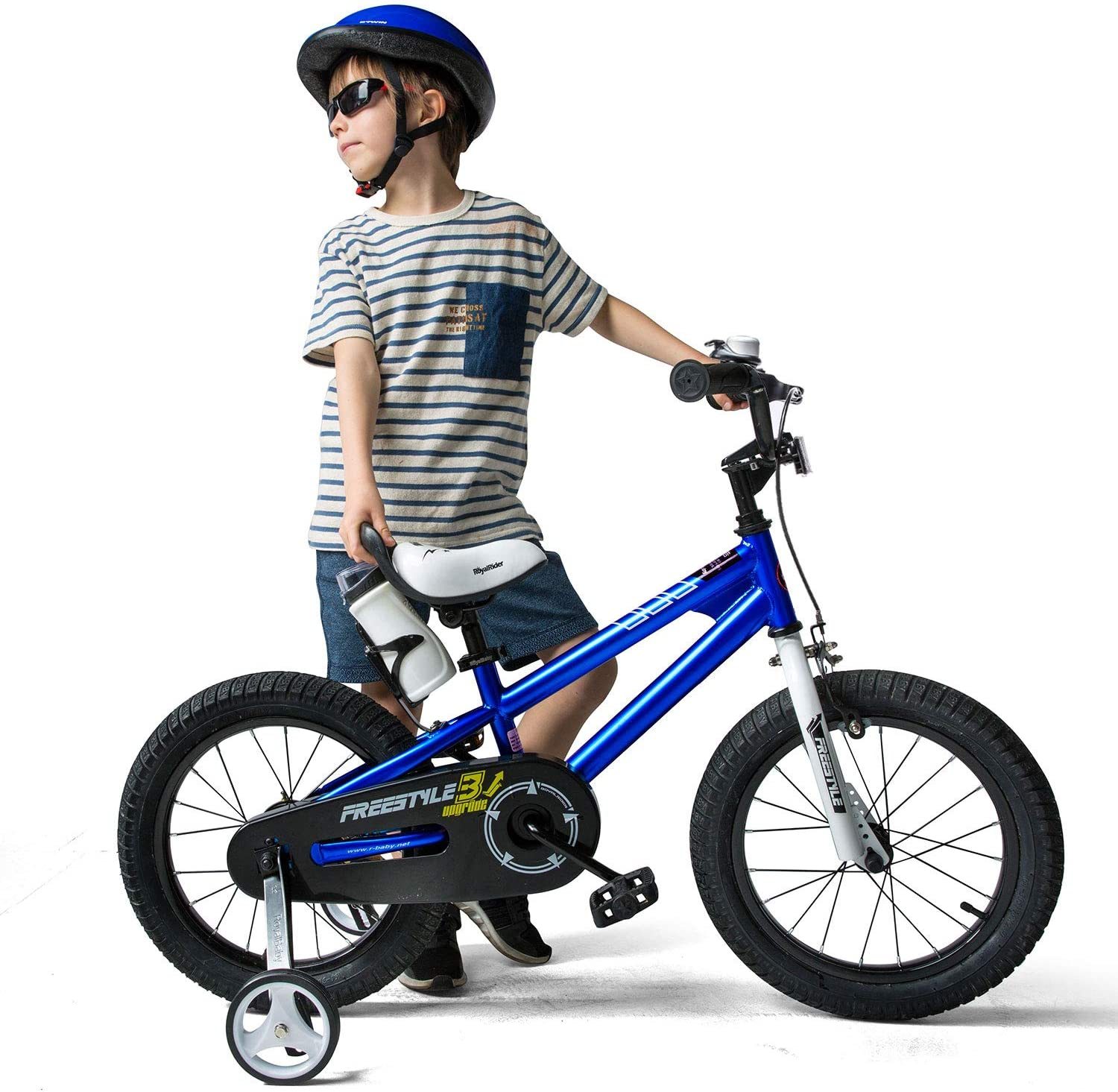 Royal Baby (4-7 ปี) จักรยานเด็ก รุ่น Freestyle 16 นิ้ว Blue (รับประกัน .