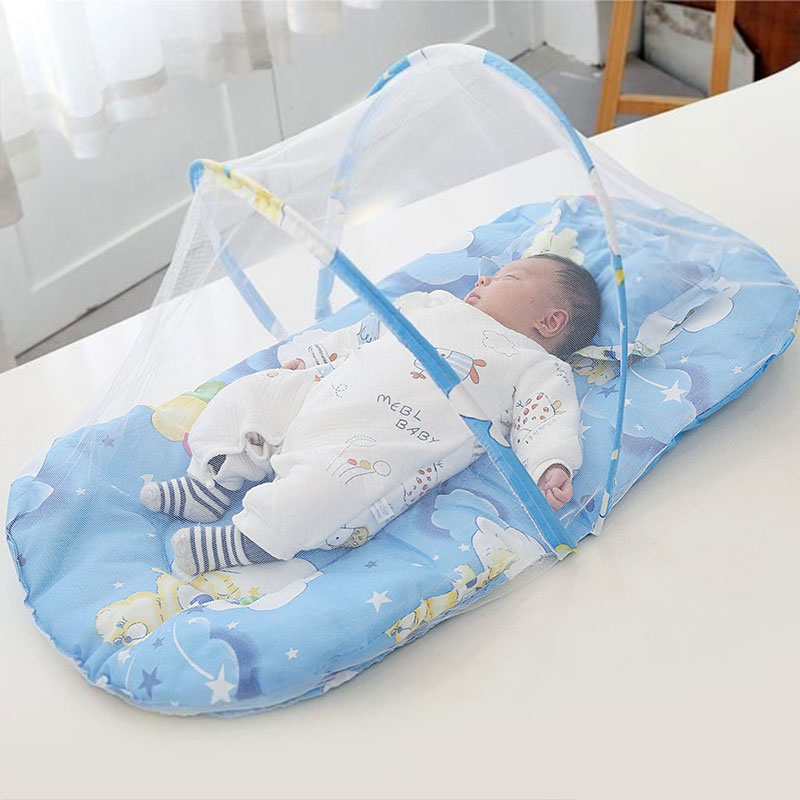 Baby Bed Mosquito Net Portable Foldable Baby Crib Netting Polyester