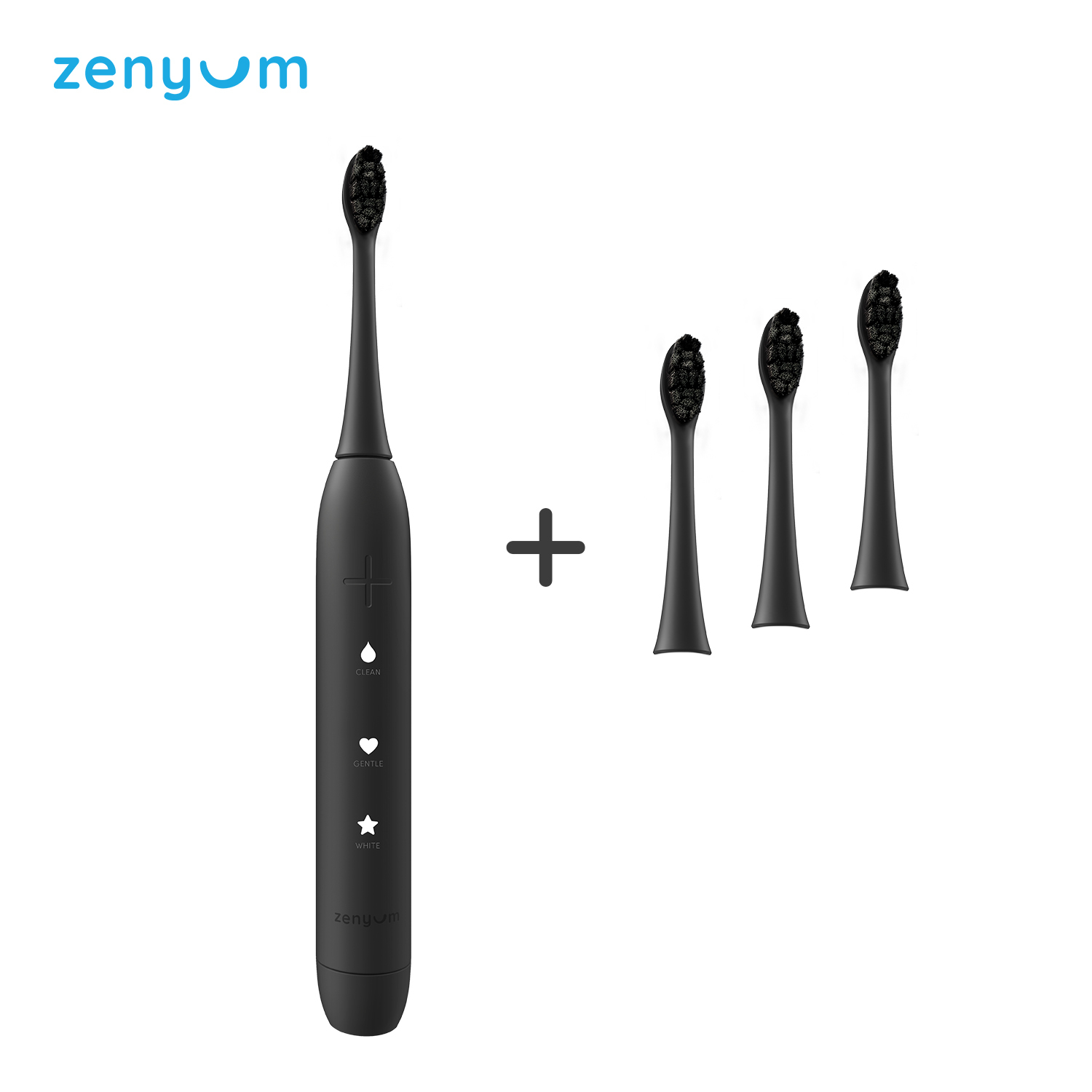 Zenyum คอมโบเซต แปรงสีฟันไฟฟ้า Zenyum Sonic + แพ็กหัวแปรง 3 ชิ้น (แปรงสีฟัน แปรงไฟฟ้า ไม่จัดฟันใช้ได้ จัดฟันใสใช้ได้  whitening  electric toothbrush mode wireless timer)