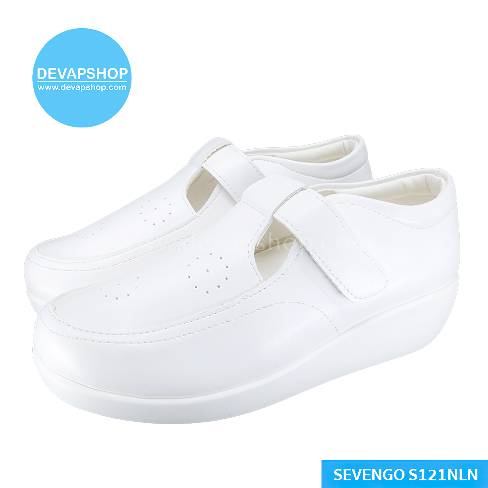 SEVENGO รหัส S121NLN รองเท้าพยาบาล รองนักศึกษาพยาบาล รองเท้าสีขาว Nurse Shoes By DEVAPSHOP สี สีขาว สี สีขาว
