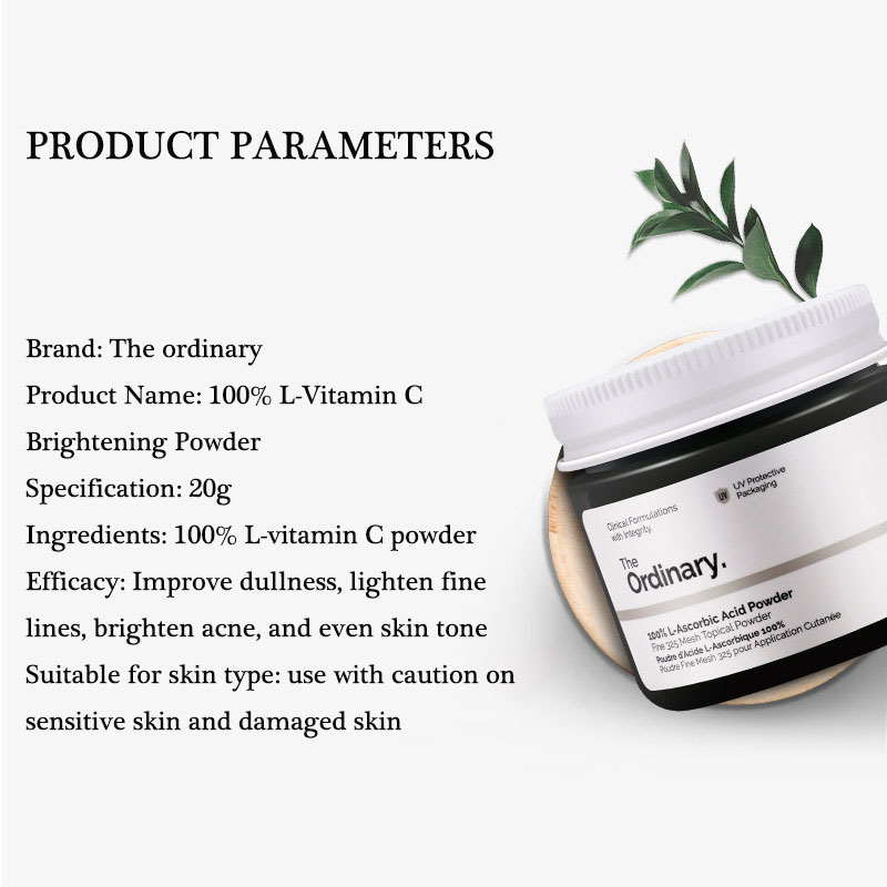 The Ordinary 100 LAscorbic Acid Facial Body Powder Whitening VC