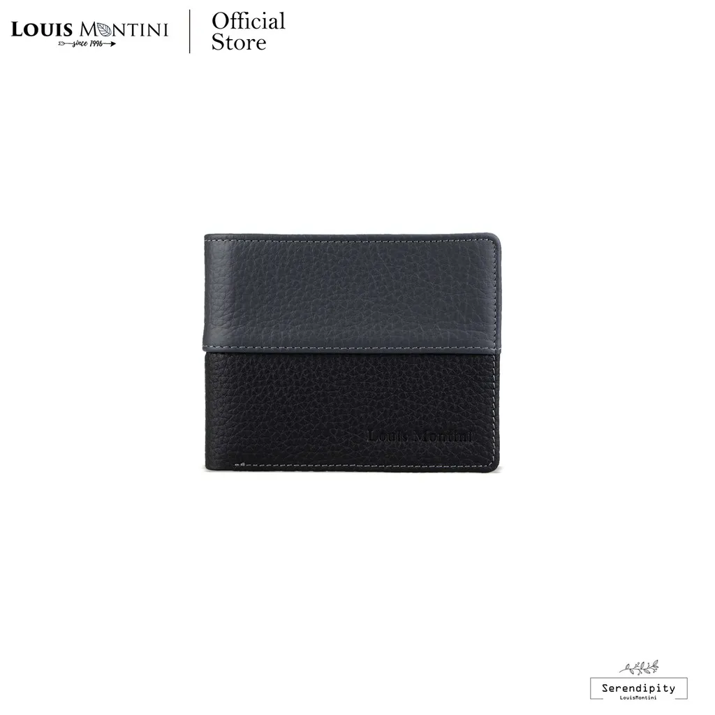 Louis Montini Genuine Cow Leather กระเป๋าสตางค์หนังวัวแท้ กระเป๋าสตางค์ผู้ชาย หนังแท้ รุ่น TTM106