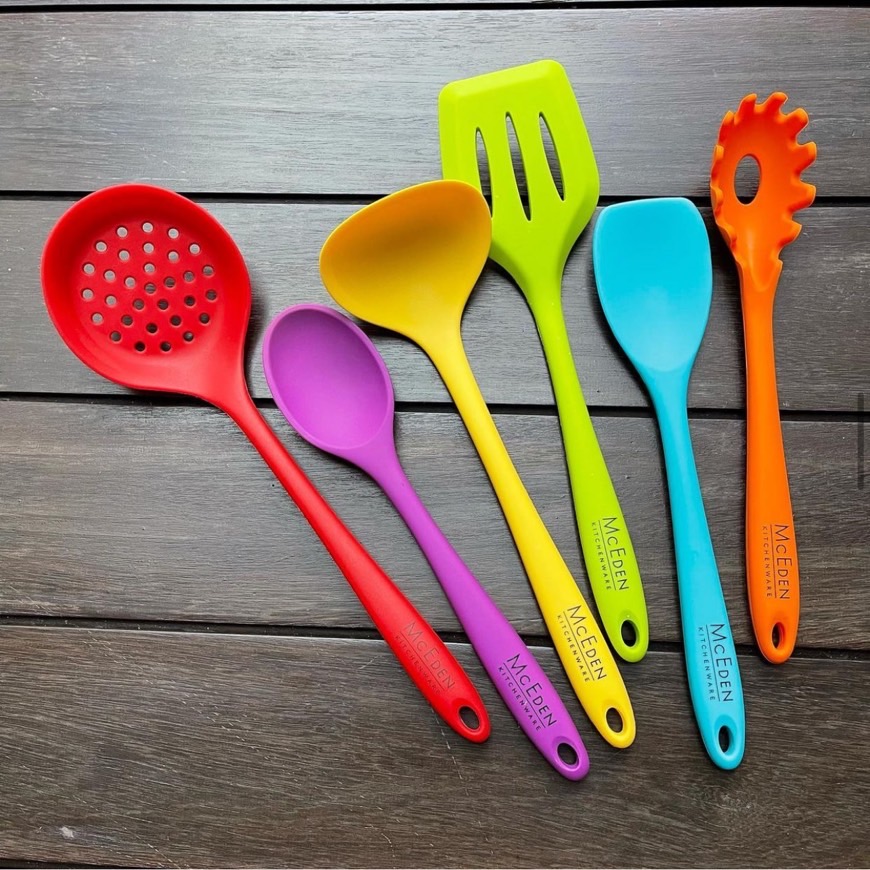 Silicone Kitchen Utensil Set - McEden Kitchenware