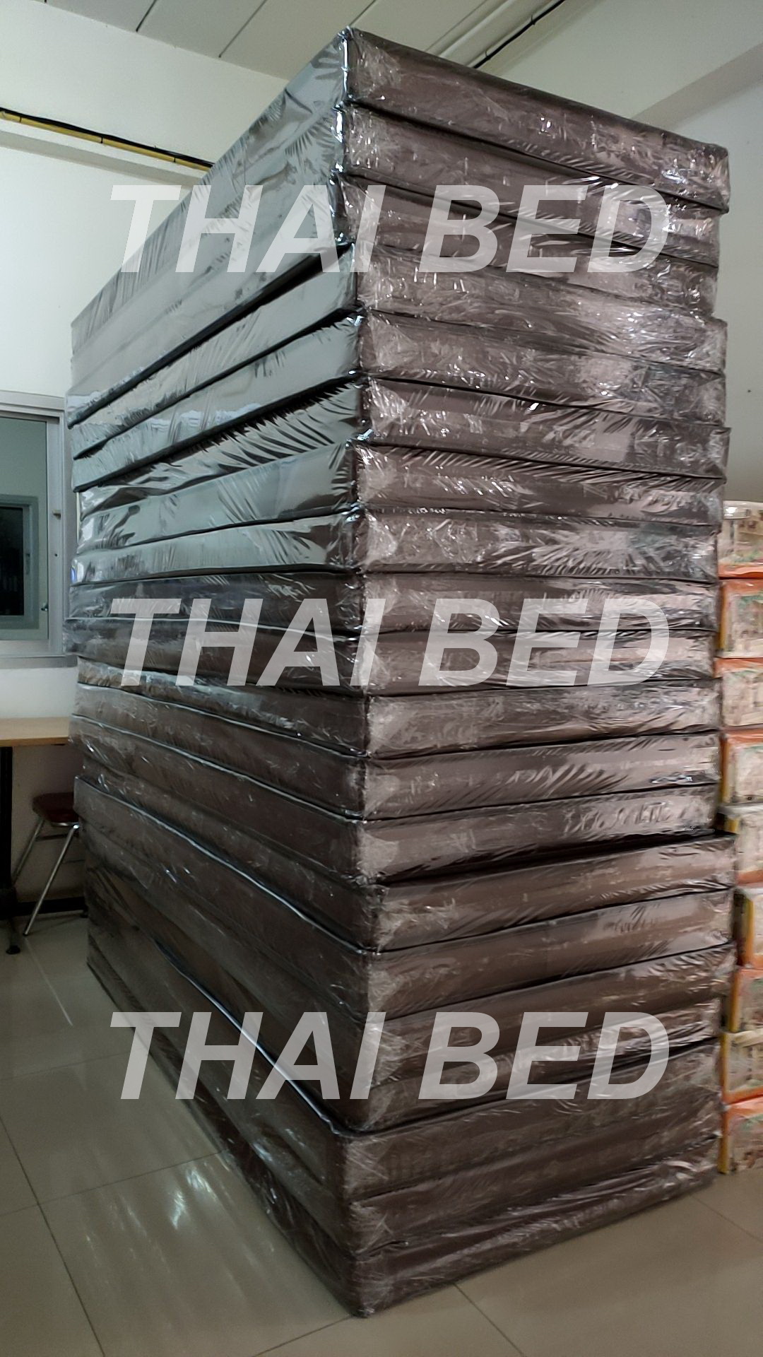 THAI BED 3F. 3.5F 4F. 5F 6F.ความหนา4นิ้ว ที่นอนกันน้ำ ที่นอนกันเปื้อน ที่นอนหุ้มหนังเทียม, PVC cover mattress 4inch.