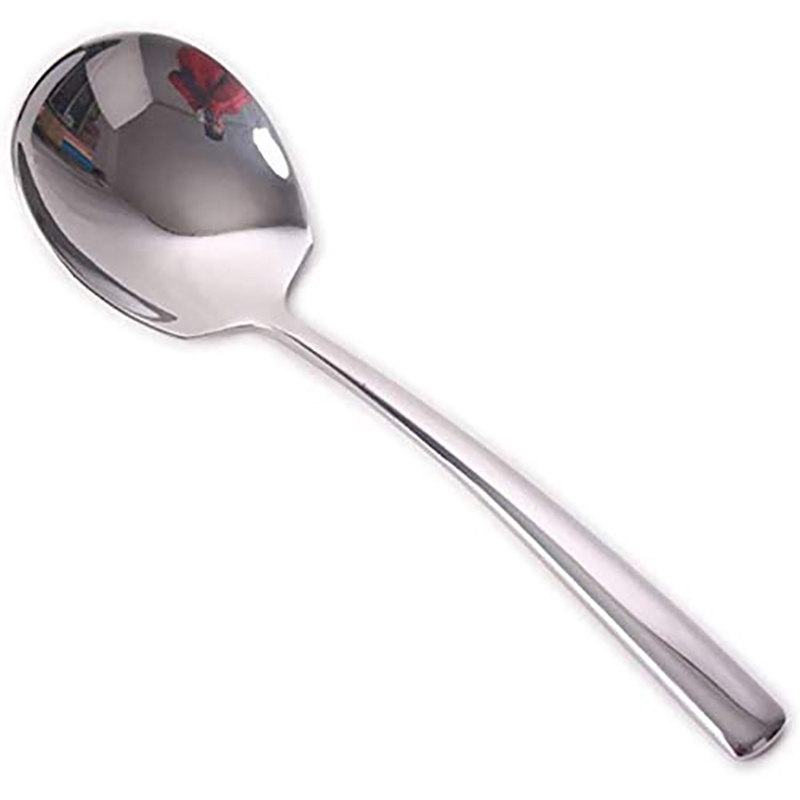 Large Serving Spoon,Set of 4 Stainless Steel Large Serving Spoon,Mirror