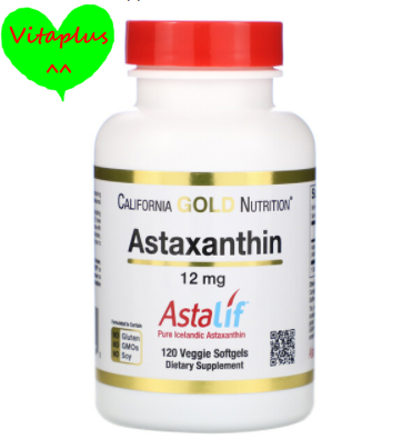 California Gold Nutrition, Astaxanthin, Astalif, 12 mg, 120 Veggie Softgels