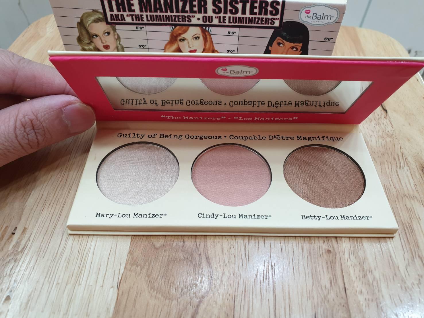 The Manizer Sisters palette (Betty Lou Manizer, Cindy Lou Manizer, Mary Lou Manizer) 3x3g พาเลตต์
