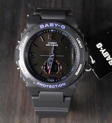 ดูภาพ นาฬิกาข้อมือผู้หญิง ยี่ห้อ BABY-G Standard Black Dial Black รุ่น BGA-260-1ADR <br/>เพิ่มเติม นาฬิกาข้อมือผู้หญิง ยี่ห้อ BABY-G Standard Black Dial Black รุ่น BGA-260-1ADR
