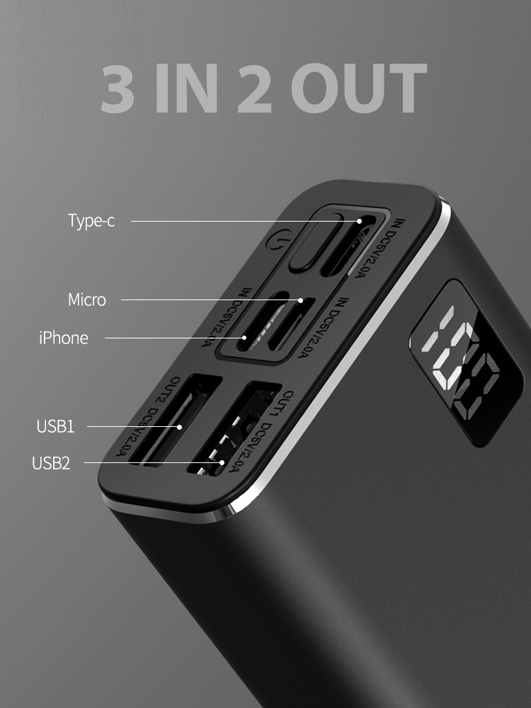 REMAX RPP-155 Power Bank Mini Pro 10000mAh แบตเตอรี่สำรองขนาดเล็ก ...